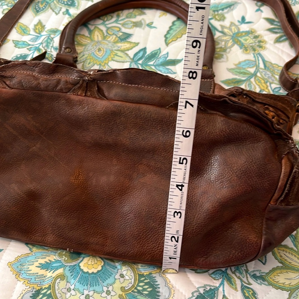 Amsterdam Heritage brown leather crossbody bag. - Picture 13 of 16